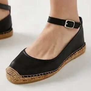 Free People Mason Espadrille Ballet Flats Light Yellow/Cream Size 38